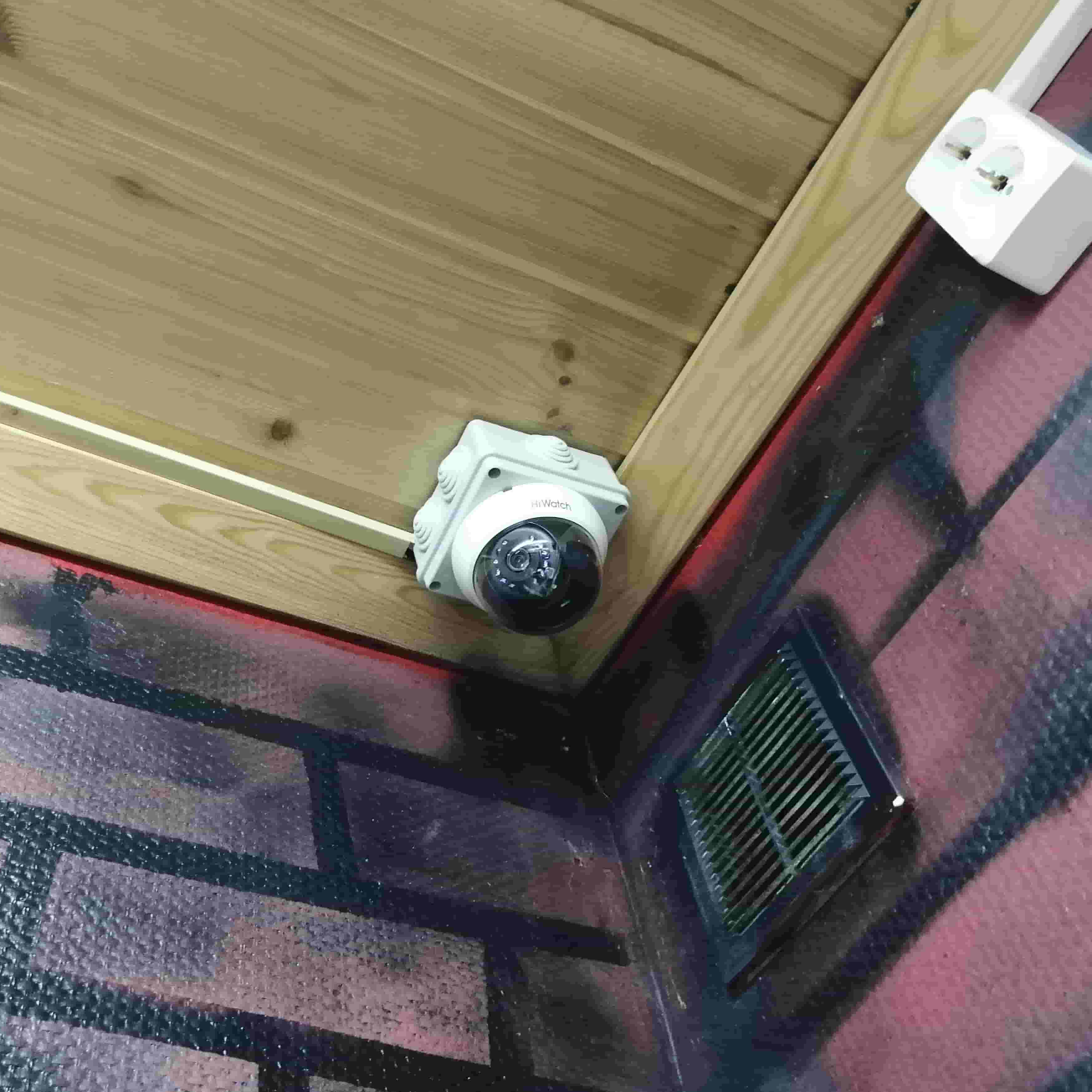 Пример установки камеры в магазин